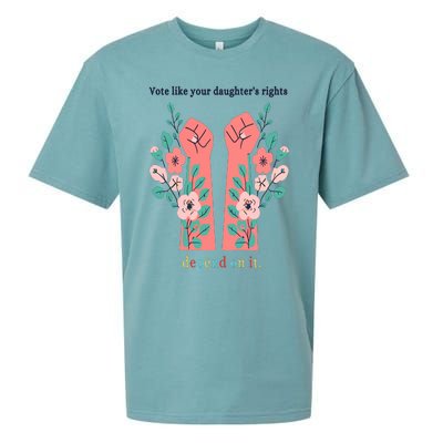 Voting Rights Vote Like Your DaughterS Rights Sueded Cloud Jersey T-Shirt