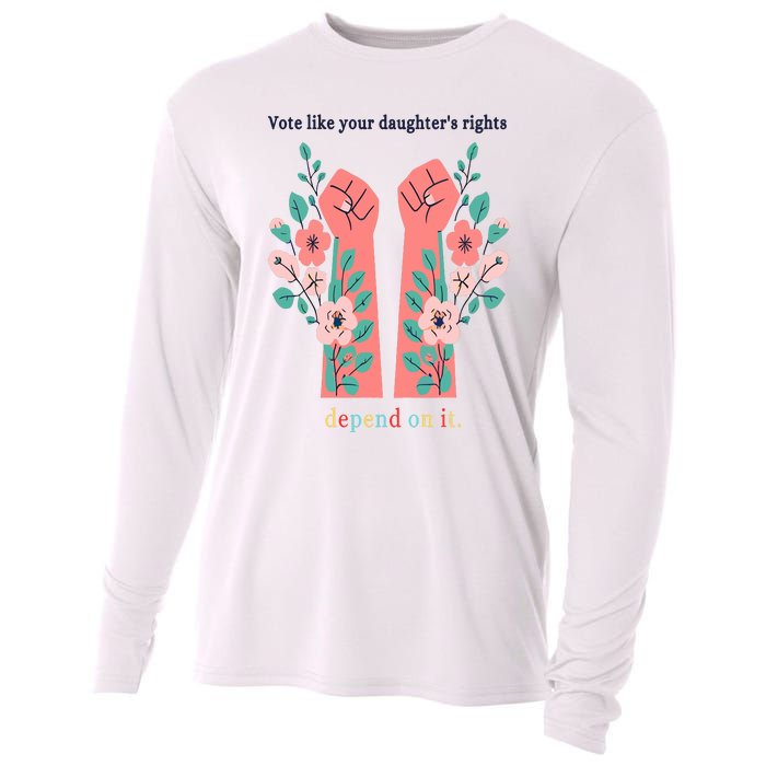 Voting Rights Vote Like Your DaughterS Rights Cooling Performance Long Sleeve Crew