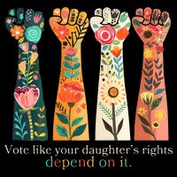 Voting Rights Vote Like Your DaughterS Rights Depend On It Mousepad