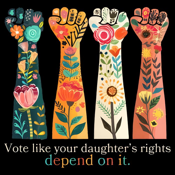 Voting Rights Vote Like Your DaughterS Rights Depend On It Mousepad