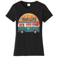 Vintage Retro Van Life Camper Van Life Meaningful Gift Women's T-Shirt