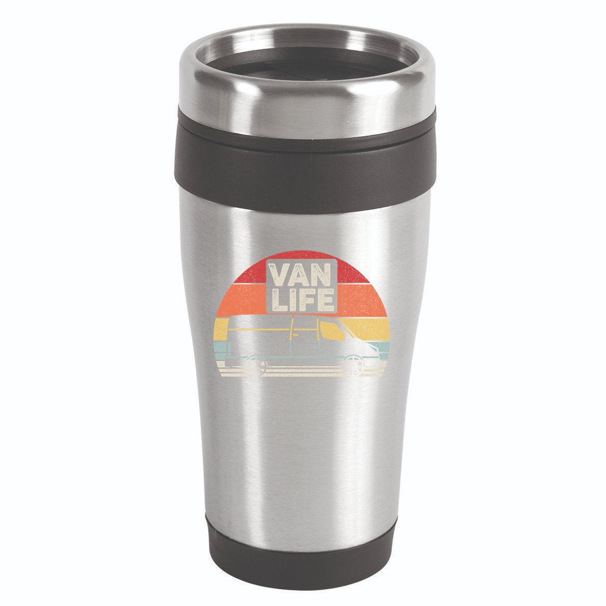 Vintage Retro Vanlife Camper Van Life Meaningful Gift 16oz Travel Tumbler