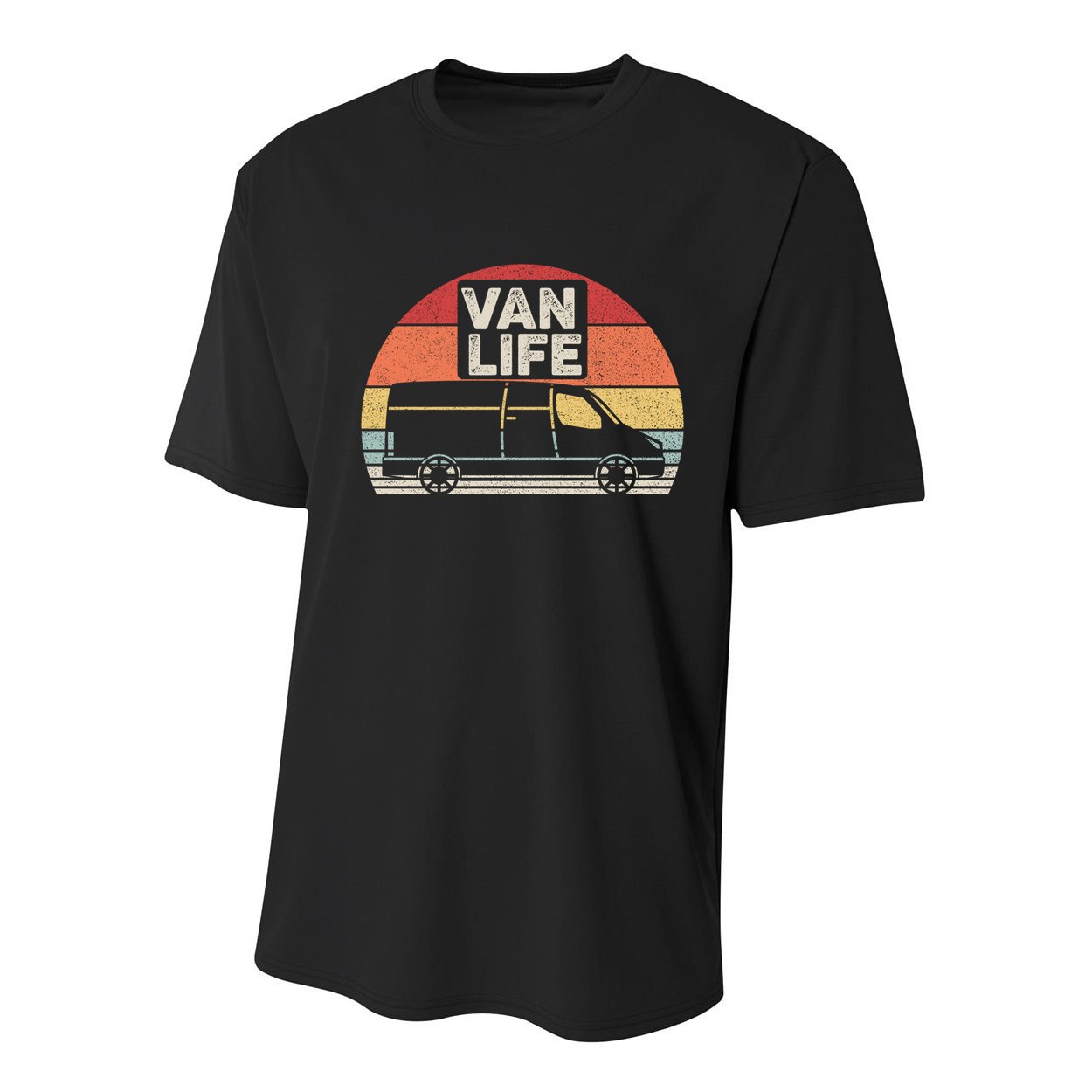 Vintage Retro Vanlife Camper Van Life Meaningful Gift Youth Performance Sprint T-Shirt