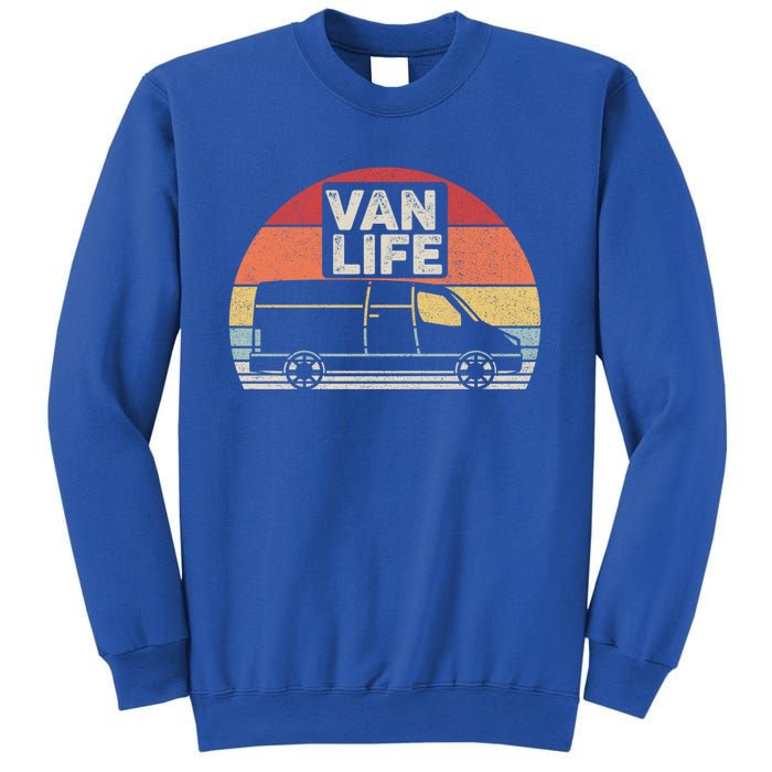 Vintage Retro Vanlife Camper Van Life Meaningful Gift Sweatshirt