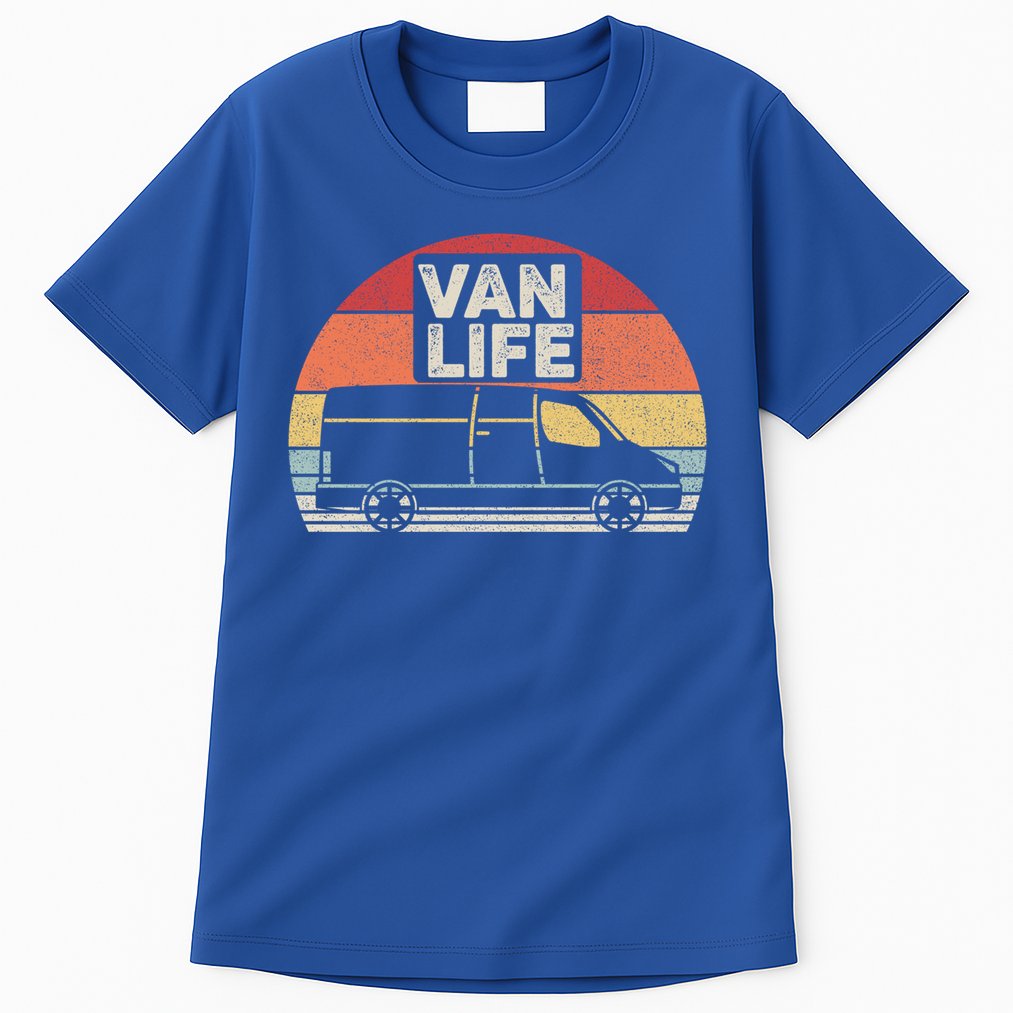 Vintage Retro Vanlife Camper Van Life Meaningful Gift Tall T-Shirt