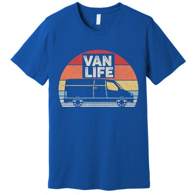 Vintage Retro Vanlife Camper Van Life Meaningful Gift Premium T-Shirt