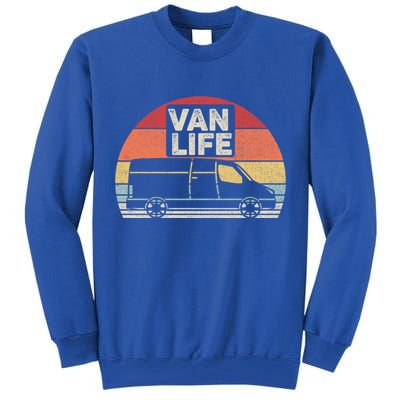 Vintage Retro Vanlife Camper Van Life Meaningful Gift Tall Sweatshirt