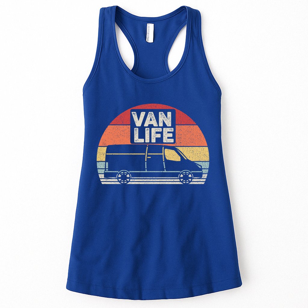 Vintage Retro Vanlife Camper Van Life Meaningful Gift Womens Tank Top