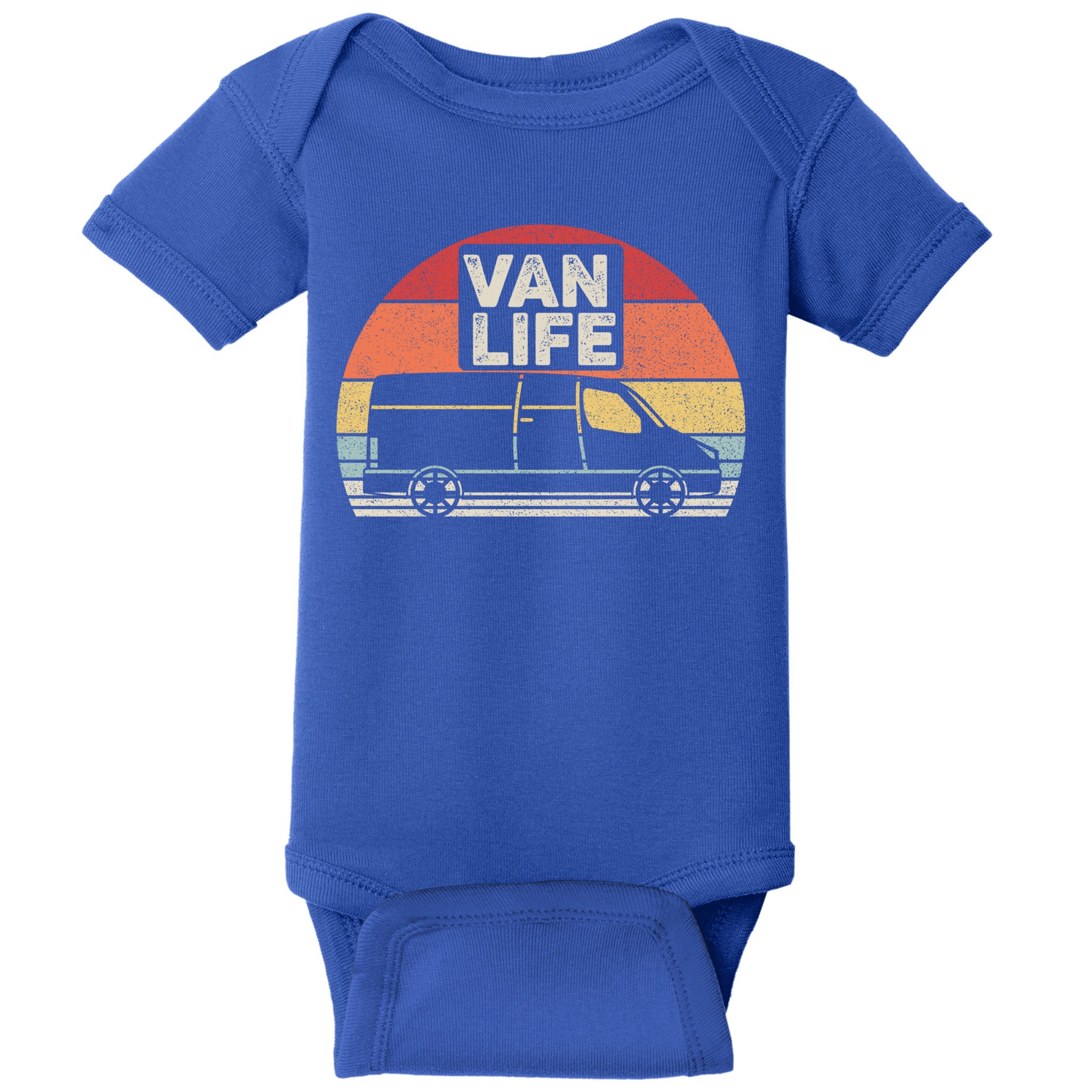 Vintage Retro Vanlife Camper Van Life Meaningful Gift Baby Bodysuit
