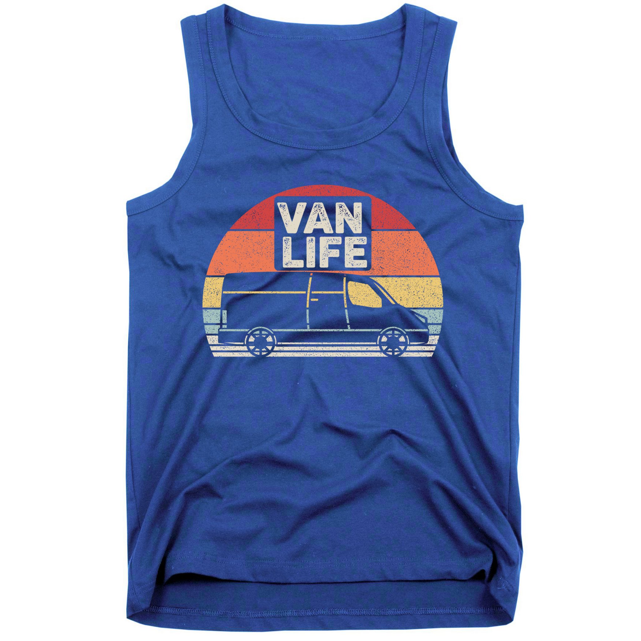 Vintage Retro Vanlife Camper Van Life Meaningful Gift Tank Top