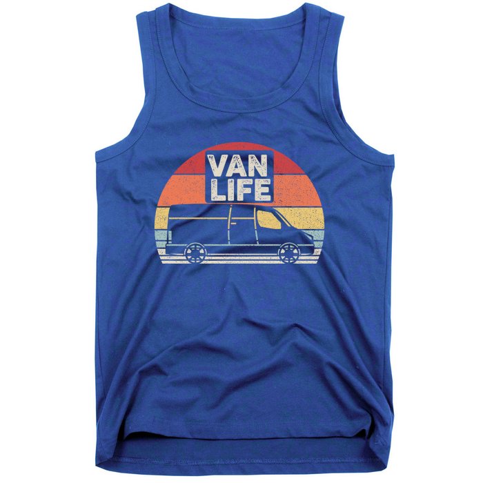 Vintage Retro Vanlife Camper Van Life Meaningful Gift Tank Top