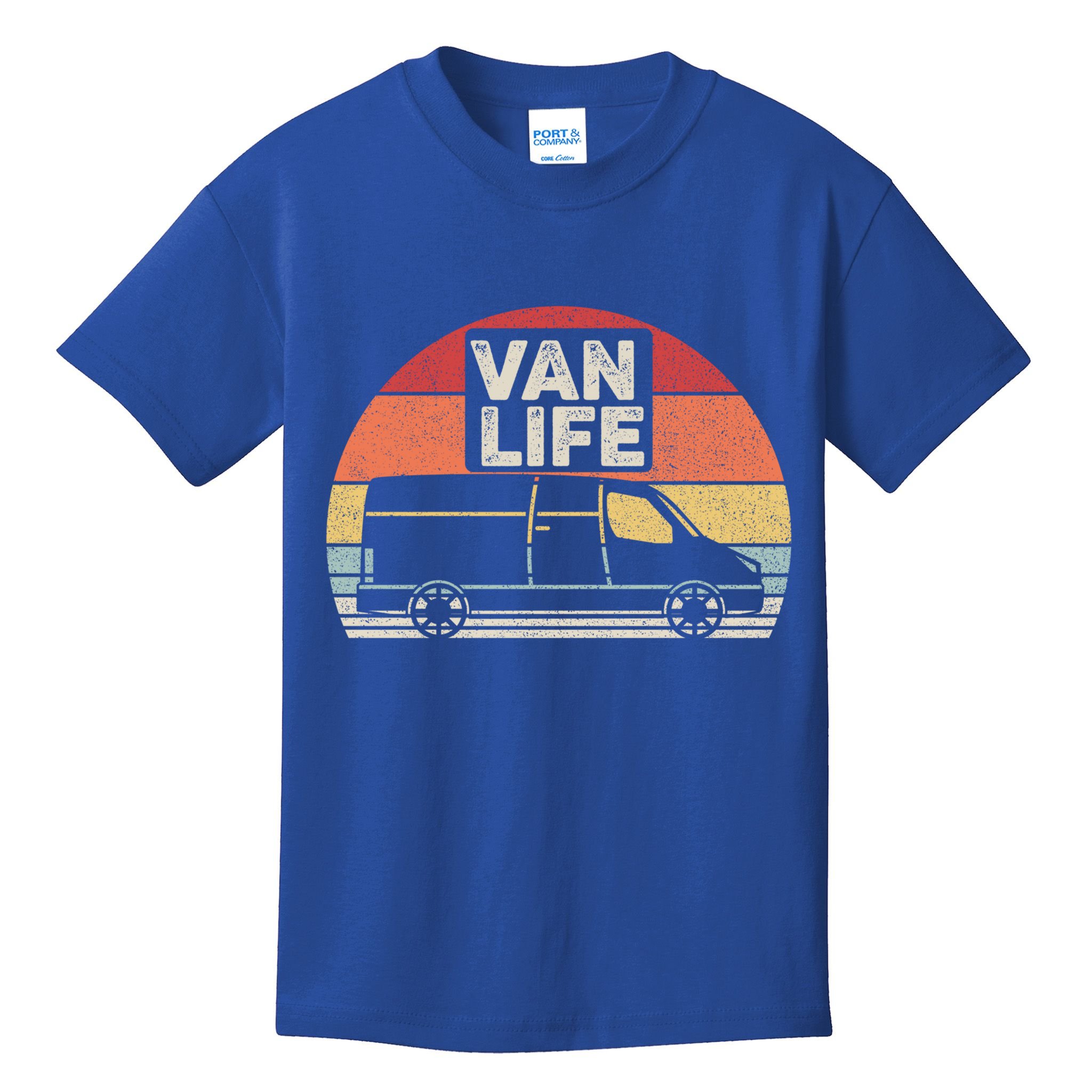 Vintage Retro Vanlife Camper Van Life Meaningful Gift Kids T-Shirt