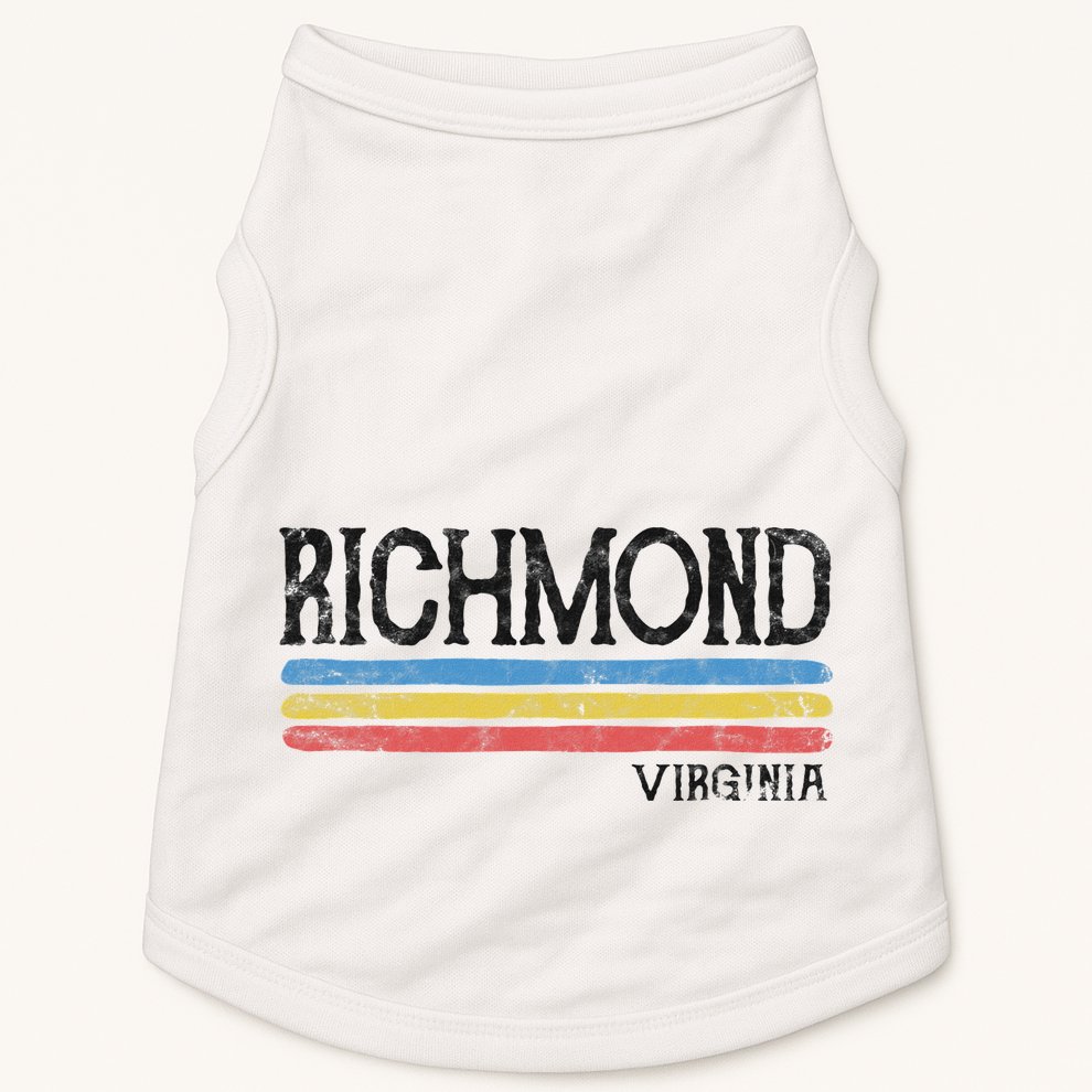 Vintage Richmond Virginia Va Love Gift Souvenir Doggie Tank