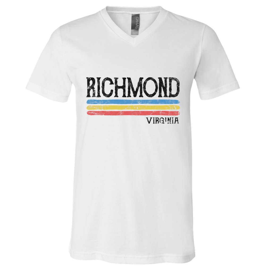 Vintage Richmond Virginia Va Love Gift Souvenir V-Neck T-Shirt