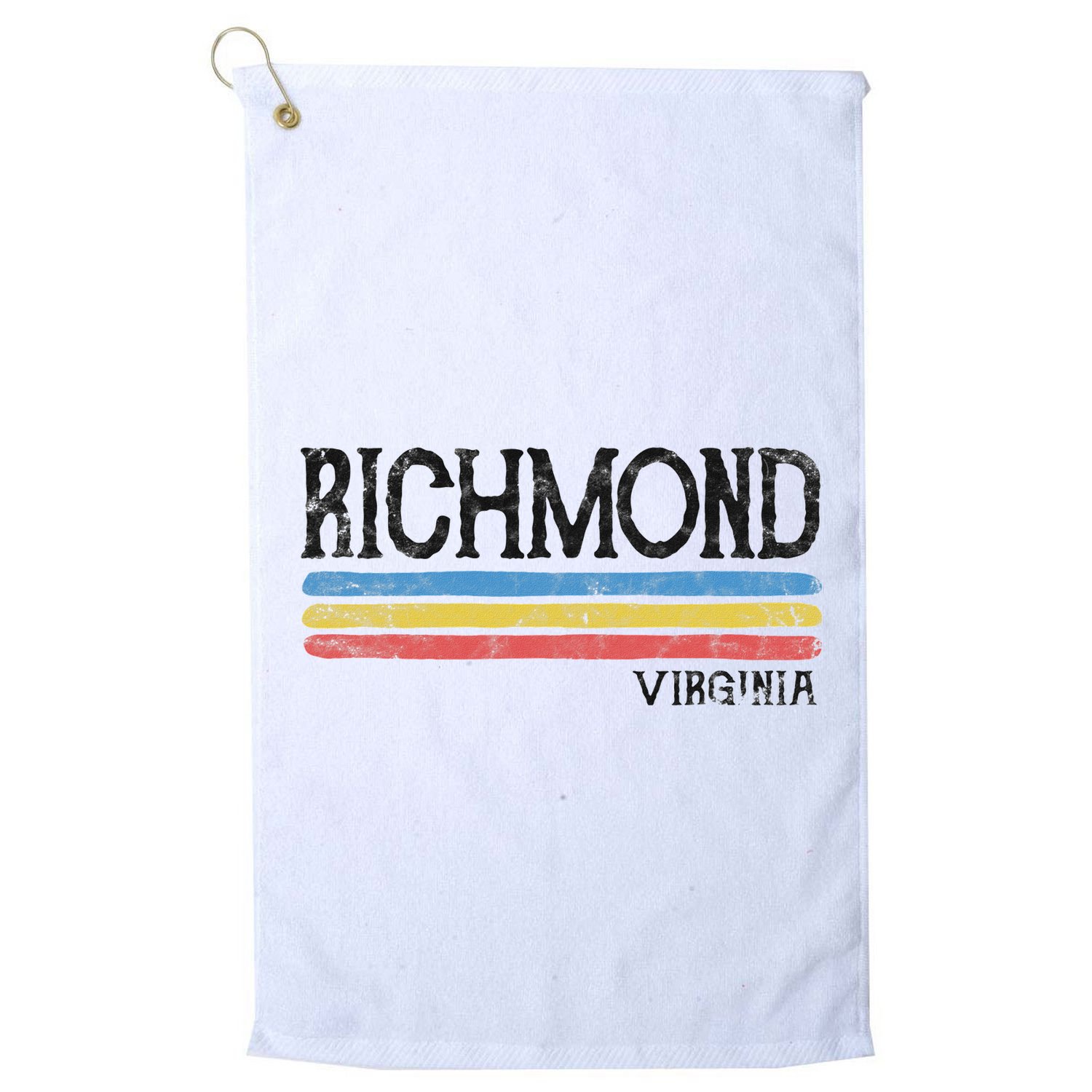 Vintage Richmond Virginia Va Love Gift Souvenir Golf Towel