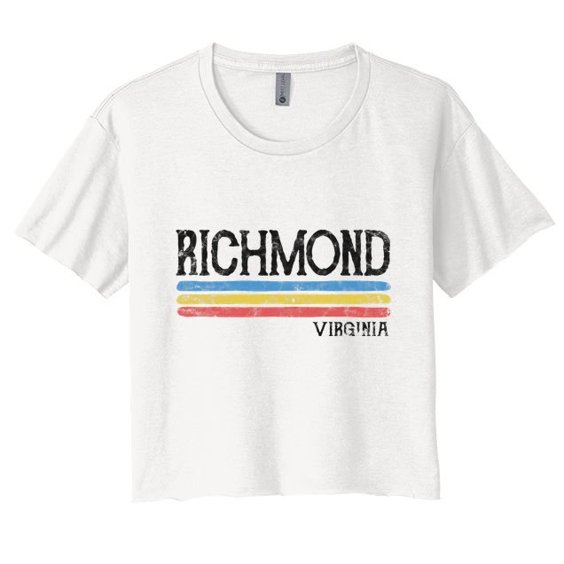 Vintage Richmond Virginia Va Love Gift Souvenir Crop Top
