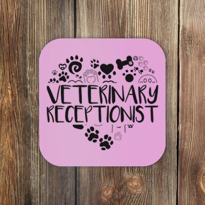 Veterinary Receptionist Veterinarian Vet Tech Assistant Coaster