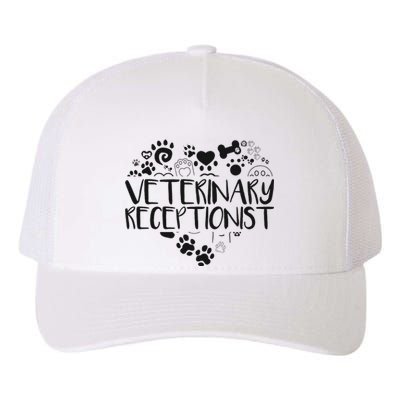 Veterinary Receptionist Veterinarian Vet Tech Assistant Yupoong Adult 5-Panel Trucker Hat