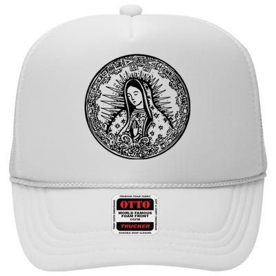 Virgin Religious High Crown Mesh Back Trucker Hat