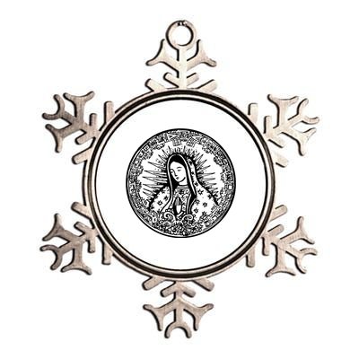 Virgin Religious Metallic Star Ornament