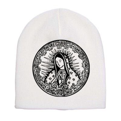 Virgin Religious Short Acrylic Beanie