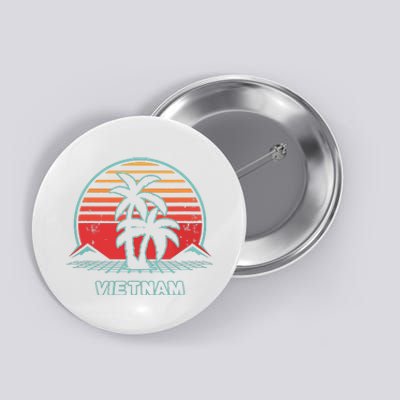 Vietnam Retro Vintage 80s Style Button