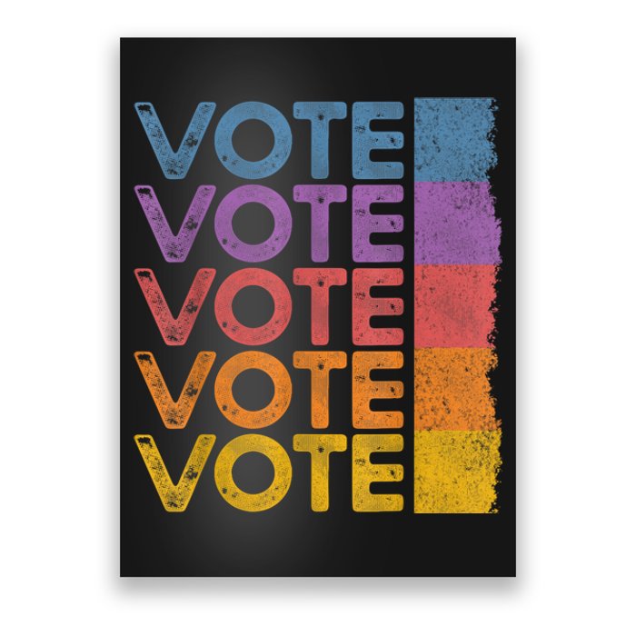 Vote Retro Vintage Election 2024 Voter Poster