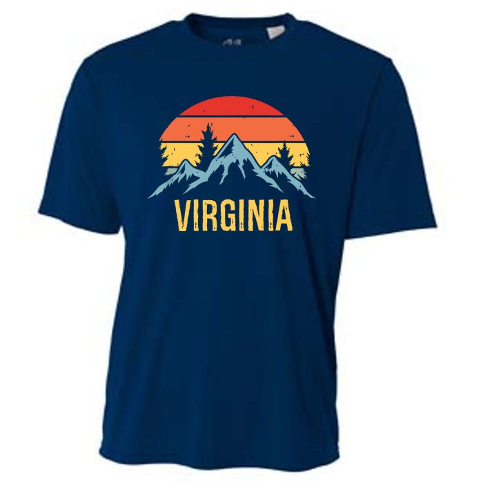 Virginia Retro Vintage Cooling Performance Crew T-Shirt