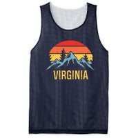 Virginia Retro Vintage Mesh Reversible Basketball Jersey Tank