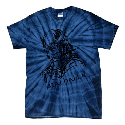 Viking Round Viking Valhalla Walhalla Tie-Dye T-Shirt