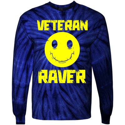 Veteran Raver Tie-Dye Long Sleeve Shirt