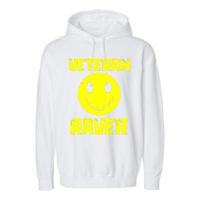 Veteran Raver Garment-Dyed Fleece Hoodie