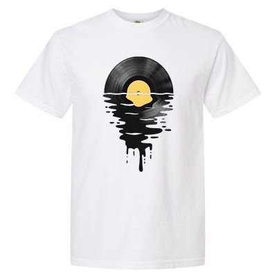 Vinyl Record Vinyl Cool Sunset Music Lover Garment-Dyed Heavyweight T-Shirt