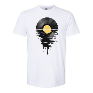 Vinyl Record Vinyl Cool Sunset Music Lover Softstyle CVC T-Shirt