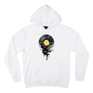 Vinyl Record Vinyl Cool Sunset Music Lover Hoodie