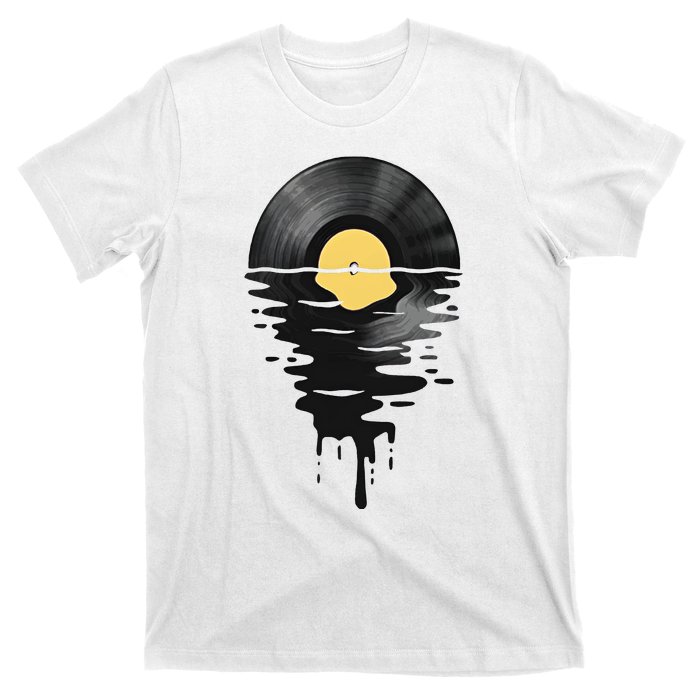 Vinyl Record Vinyl Cool Sunset Music Lover T-Shirt