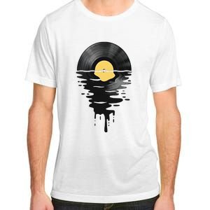 Vinyl Record Vinyl Cool Sunset Music Lover Adult ChromaSoft Performance T-Shirt