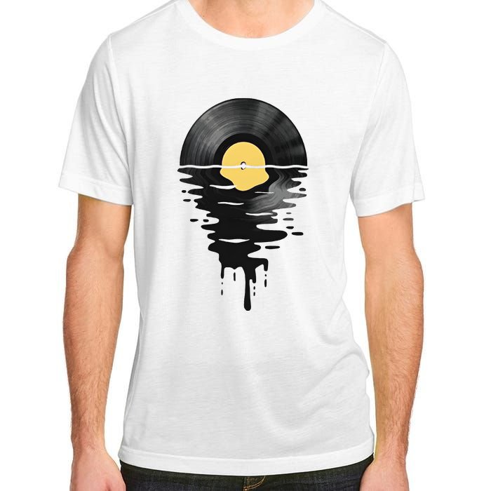 Vinyl Record Vinyl Cool Sunset Music Lover Adult ChromaSoft Performance T-Shirt