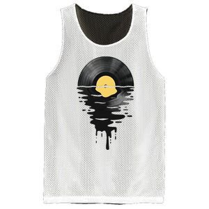 Vinyl Record Vinyl Cool Sunset Music Lover Mesh Reversible Basketball Jersey Tank