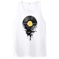 Vinyl Record Vinyl Cool Sunset Music Lover PosiCharge Competitor Tank