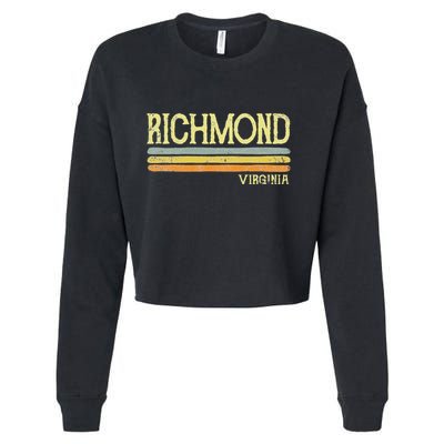 Vintage Richmond Virginia Va Love Gift Souvenir Cropped Pullover Crew