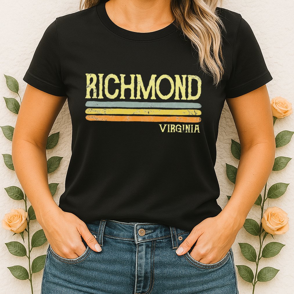 Vintage Richmond Virginia Va Love Gift Souvenir Womens T-Shirt