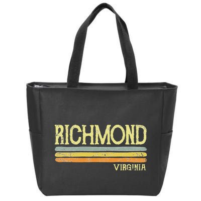 Vintage Richmond Virginia Va Love Gift Souvenir Zip Tote Bag