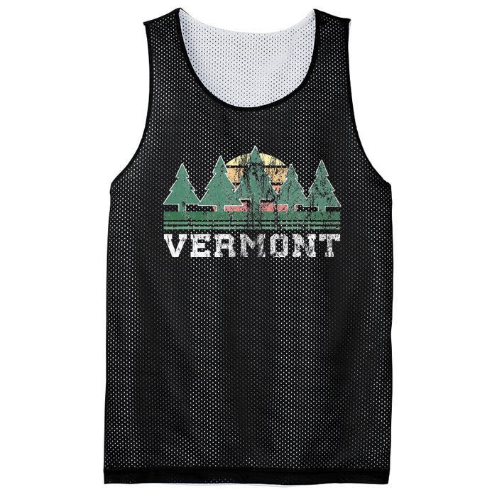 Vermont Retro Vintage Mesh Reversible Basketball Jersey Tank