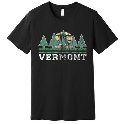 Vermont Retro Vintage Premium T-Shirt