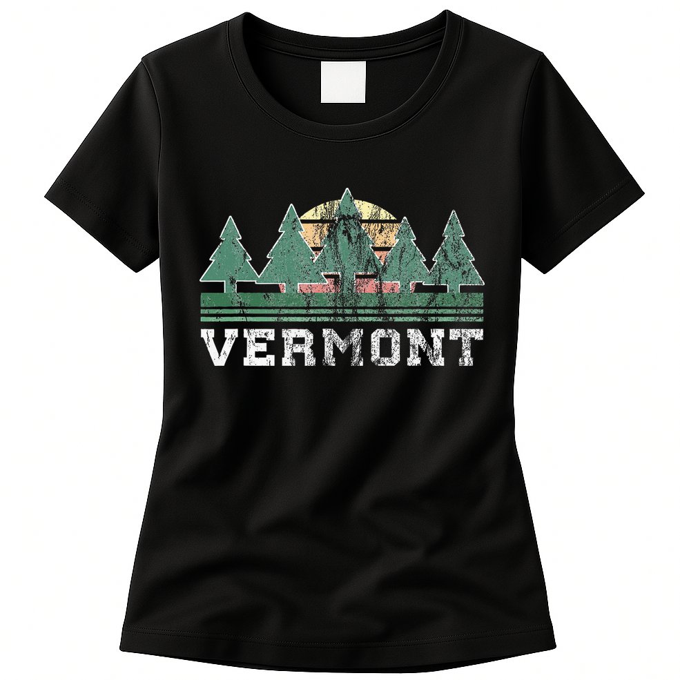 Vermont Retro Vintage Womens T-Shirt