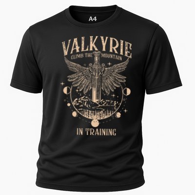 Vintage Retro Valkyrie Climb Them0untain In Training Performance Shirt