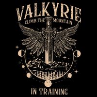 Vintage Retro Valkyrie Climb Them0untain In Training Performance Shirt