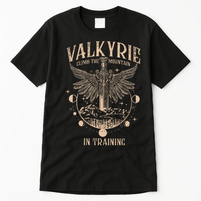 Vintage Retro Valkyrie Climb Them0untain In Training Tall T-Shirt