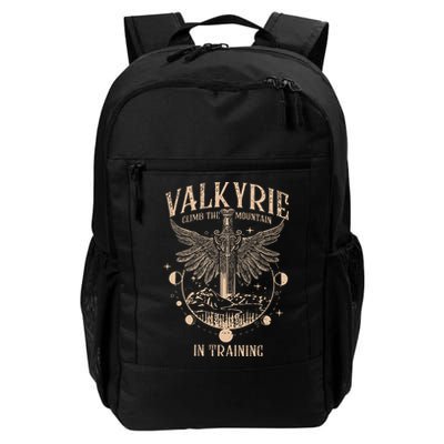 Vintage Retro Valkyrie Climb Them0untain In Training Backpack